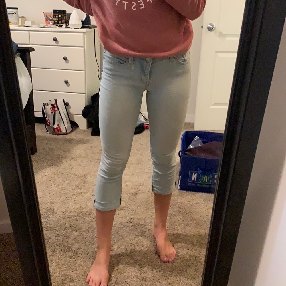 Cropped skinny jeans